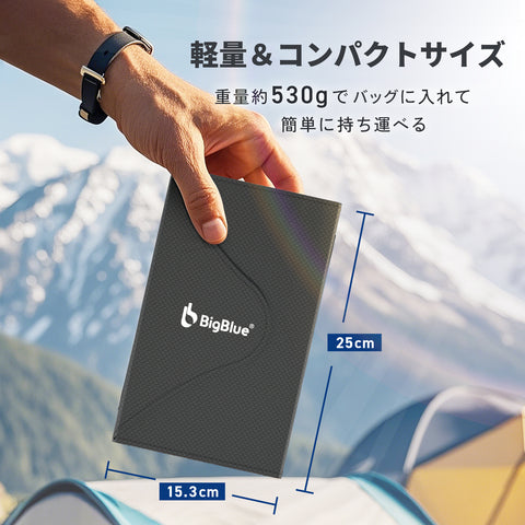 BigBlue ソーラーチャージャーB502-B502(ブラック)