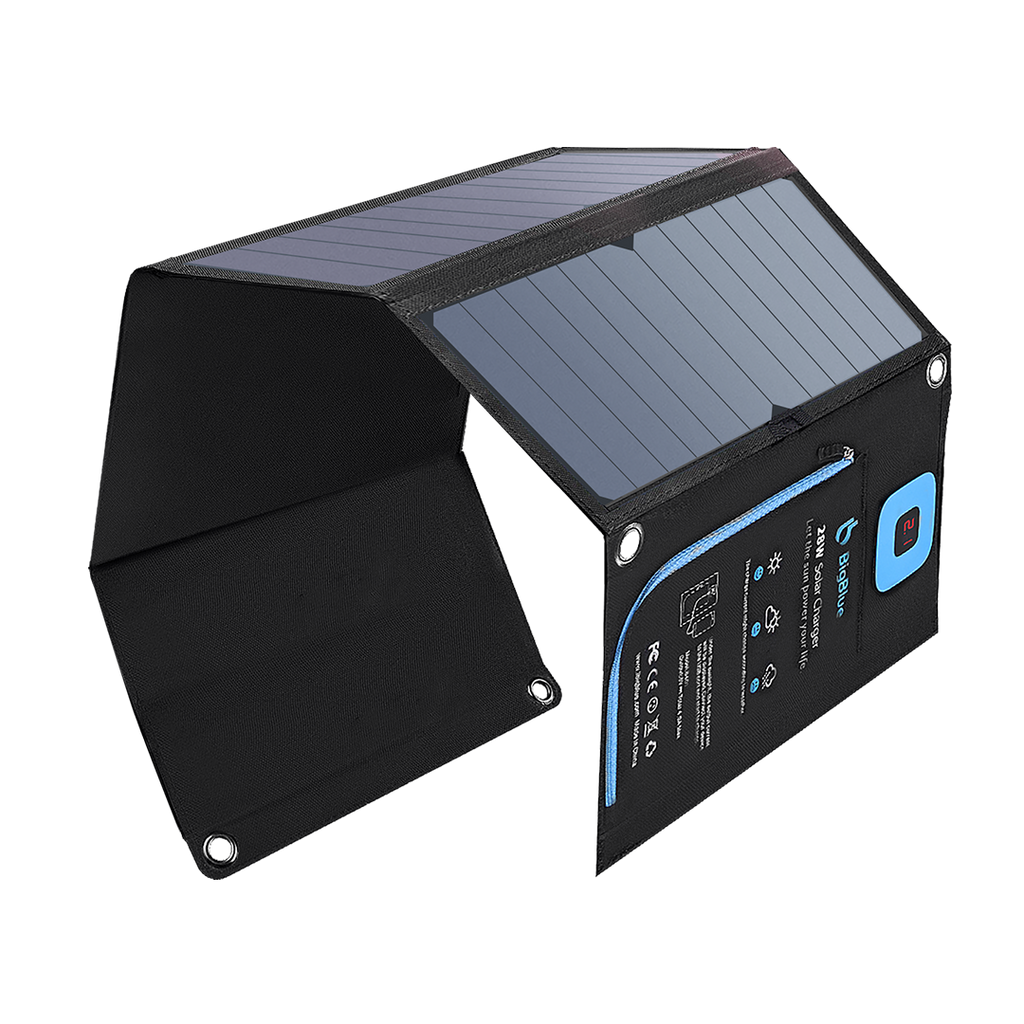 BigBlue 28W ソーラーチャージャー 充電器 BigBlue Solarpowa 28 SunPower 電流計付きソーラーチャージャー